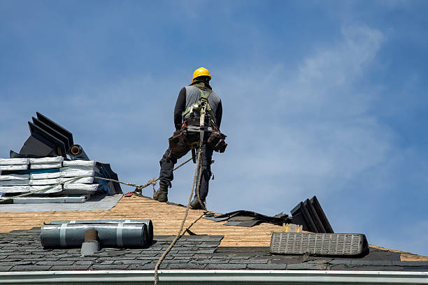 Professional Roofing technician working in Leesport, PA